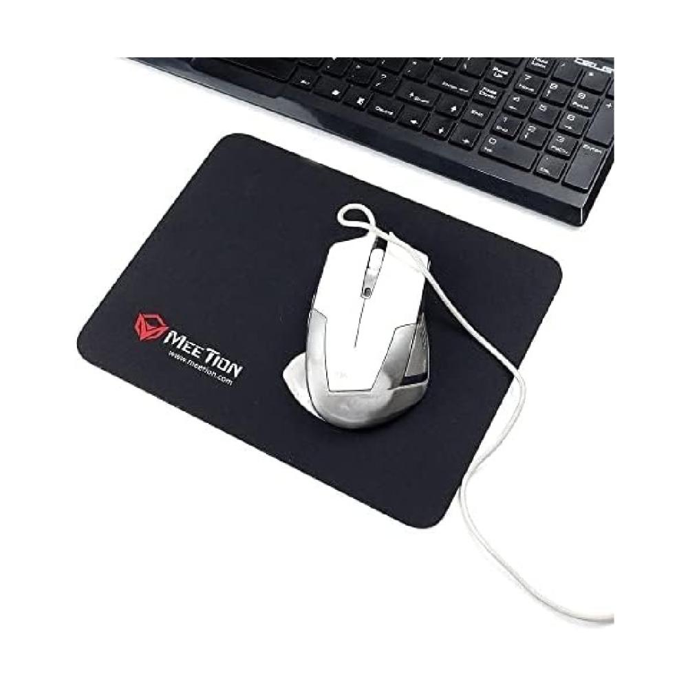 ماوس باد ميتيون قماش كلاسيكي - أسود (Meetion Classic Fabric Mouse Pad - Black)
